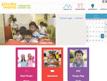 Tablet Screenshot of piccolomonte.com